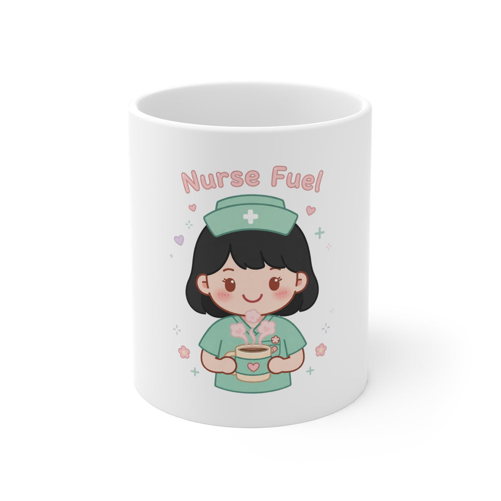 Nurse Fuel Kawaii Mug – 11oz