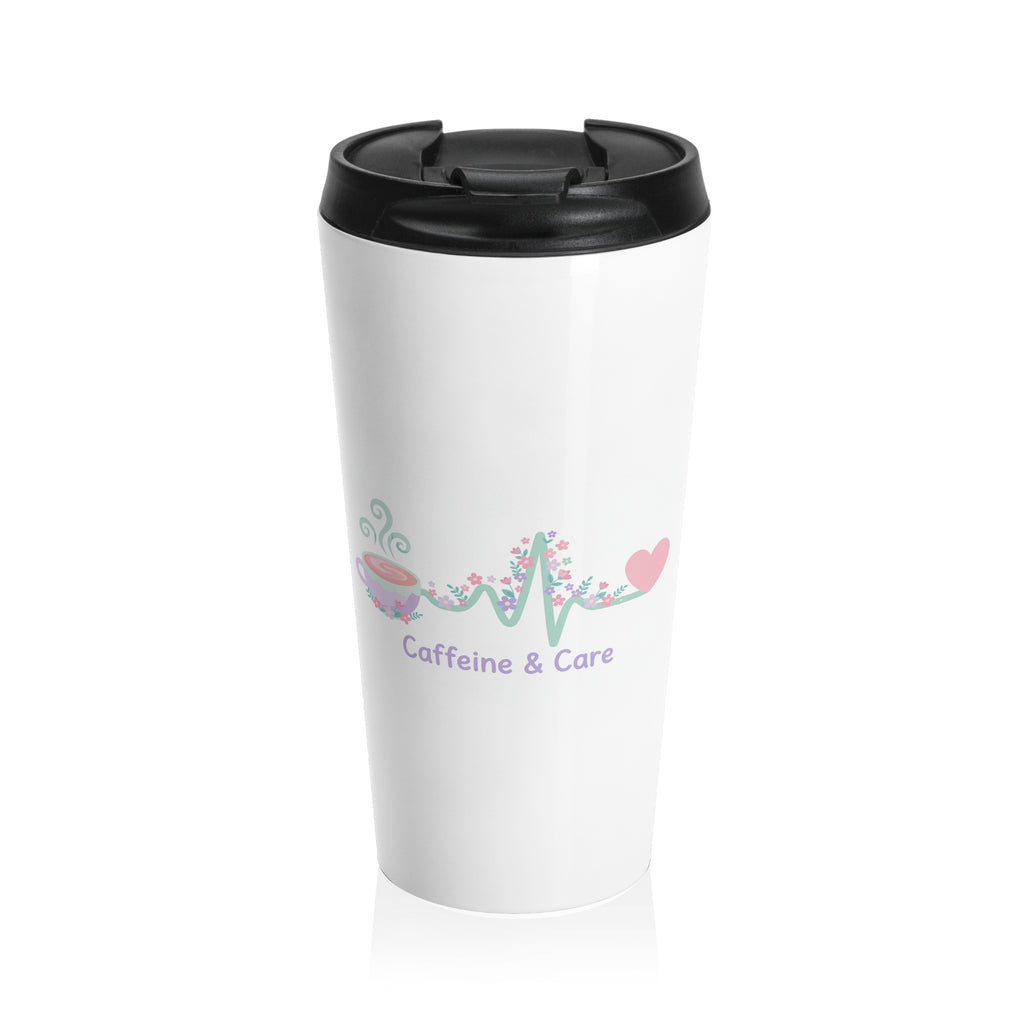 Caffeine & Care Travel Mug – 15oz