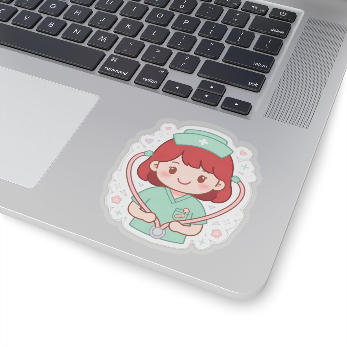 Kawaii Nurse Sticker – Red Hair / Fair Skin