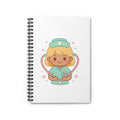 Kawaii Nurse Spiral Notebook – Ruled – Blonde Hair / Medium Skin