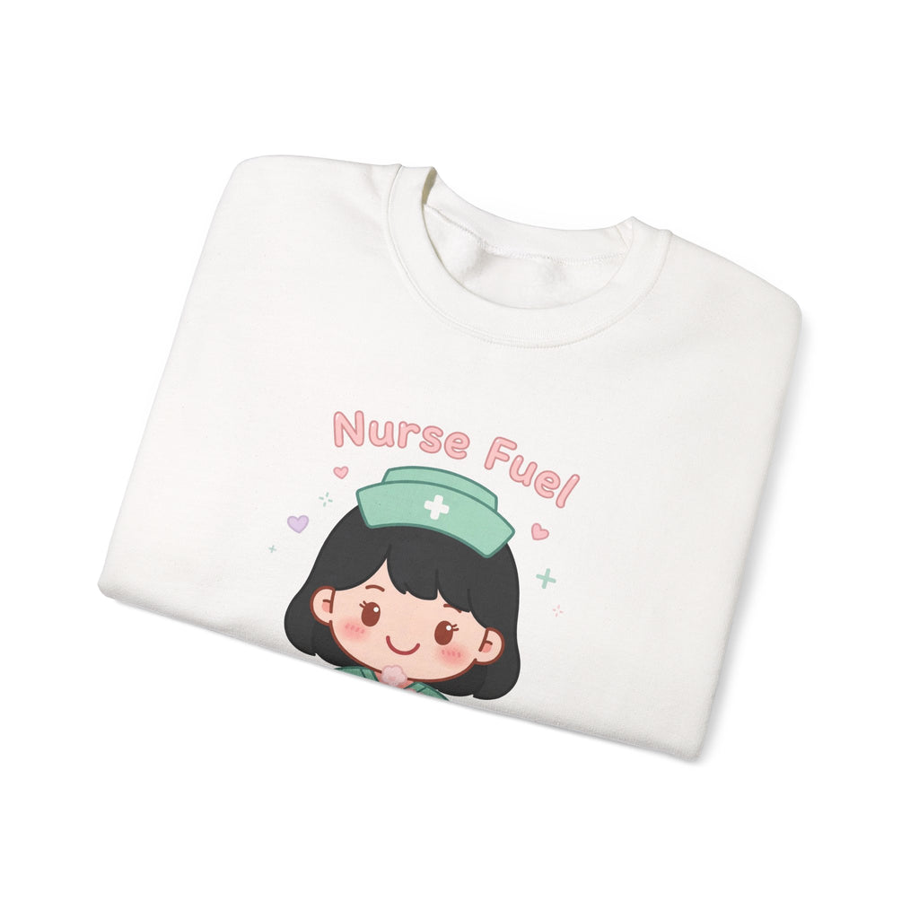 Nurse Fuel Sweatshirt – Black Hair / Fair Skin