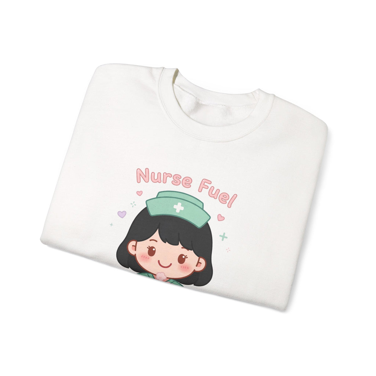 Nurse Fuel Sweatshirt – Black Hair / Fair Skin