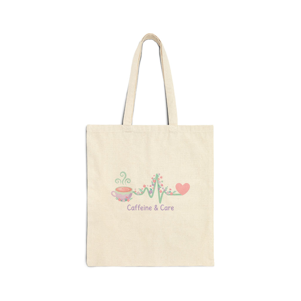 Caffeine & Care Tote – Brand Mark