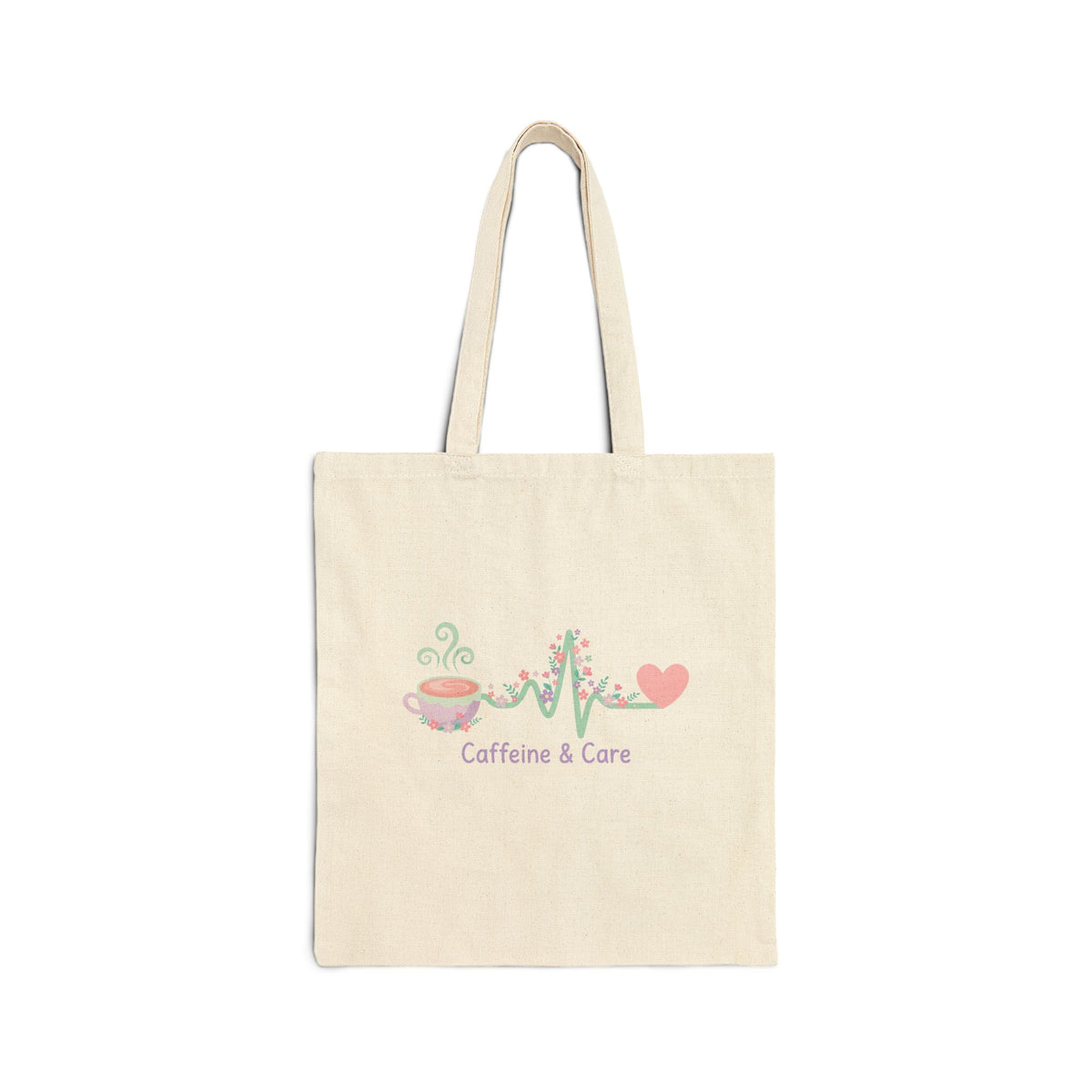 Caffeine & Care Tote – Brand Mark