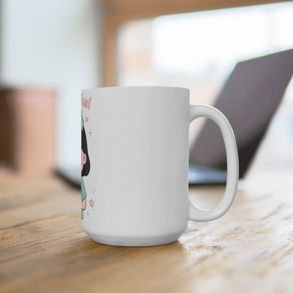 Nurse Fuel Kawaii Mug – 15oz