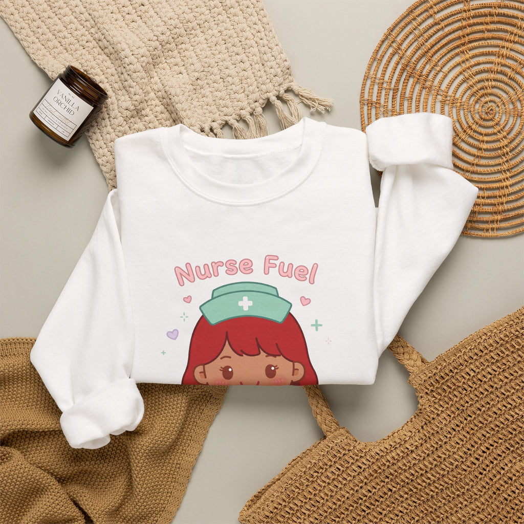 Nurse Fuel Sweatshirt – Red Hair / Medium Skin