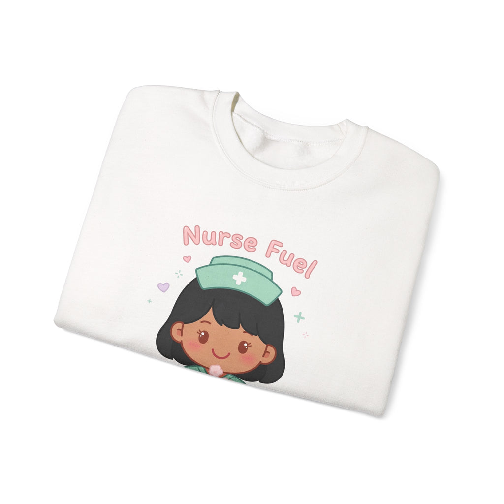 Nurse Fuel Sweatshirt – Black Hair / Medium Skin