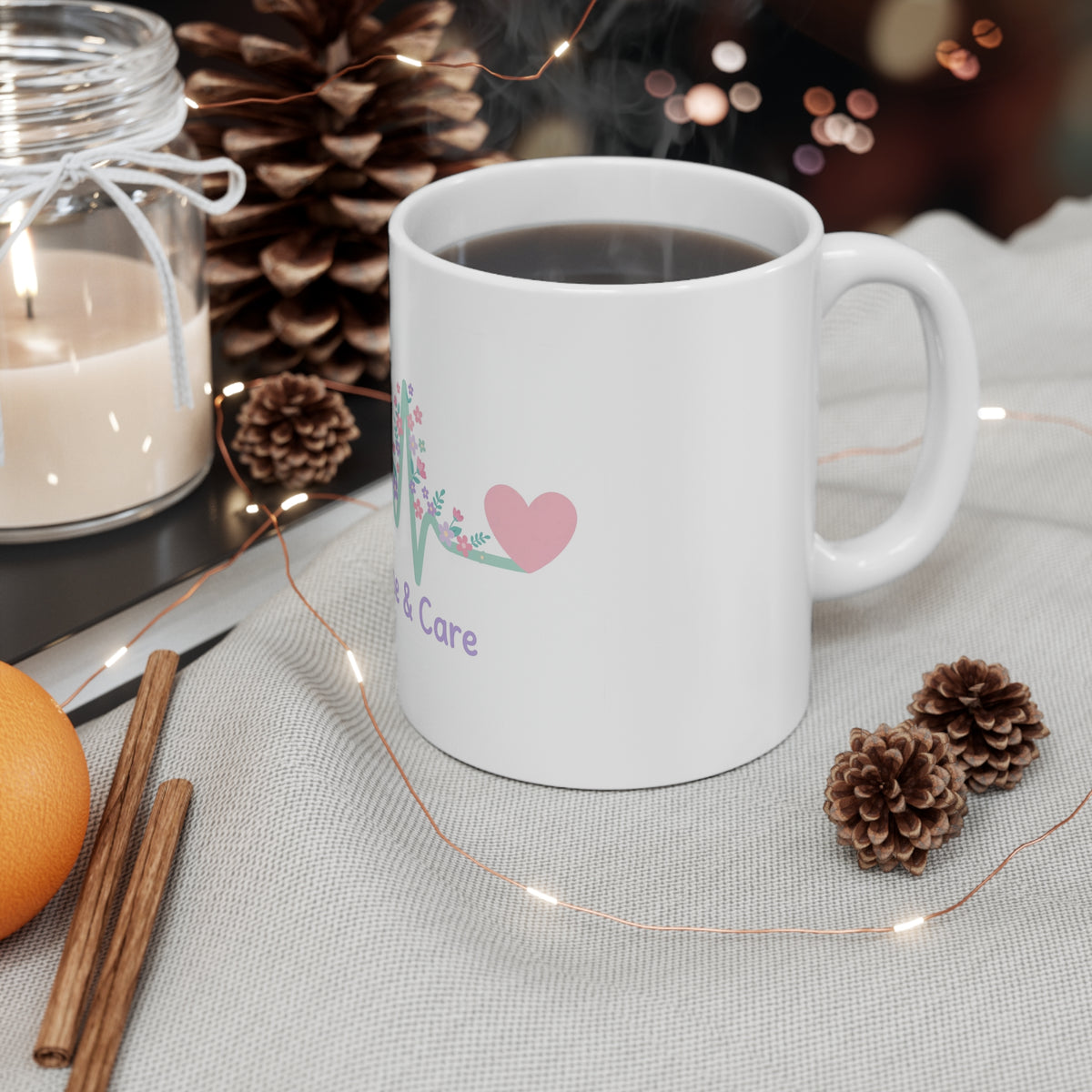 Caffeine & Care Mug – 11oz