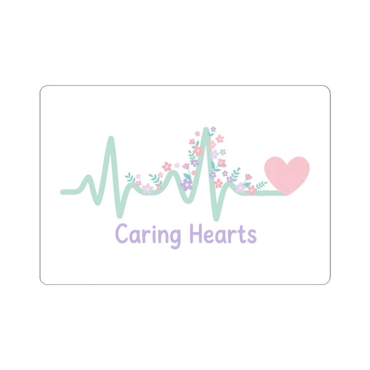 Caring Hearts Sticker