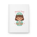 Nurse Fuel Hardcover Journal – Brown Hair / Medium Skin