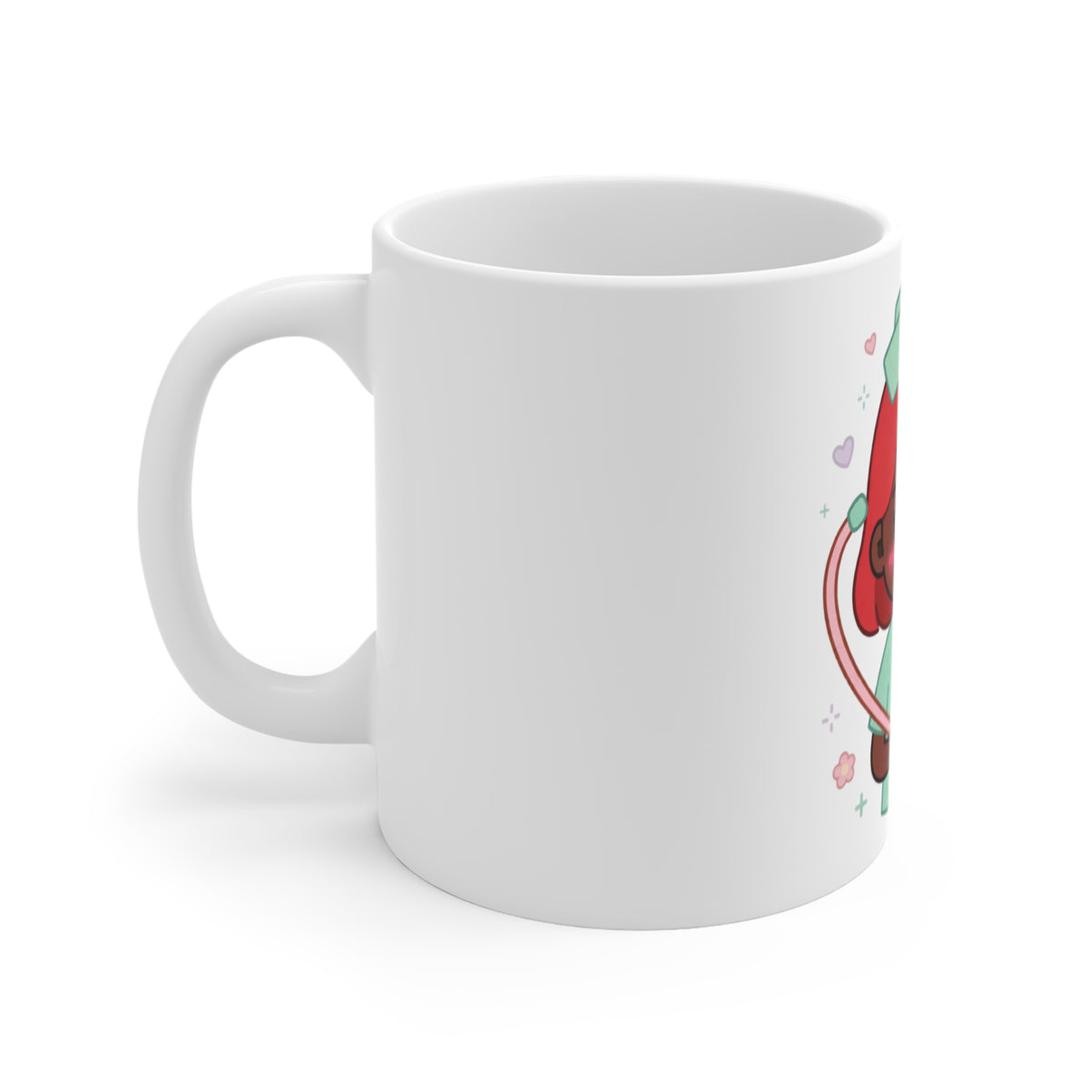 Kawaii Nurse Mug – 11oz (Red hair / Deep skin)