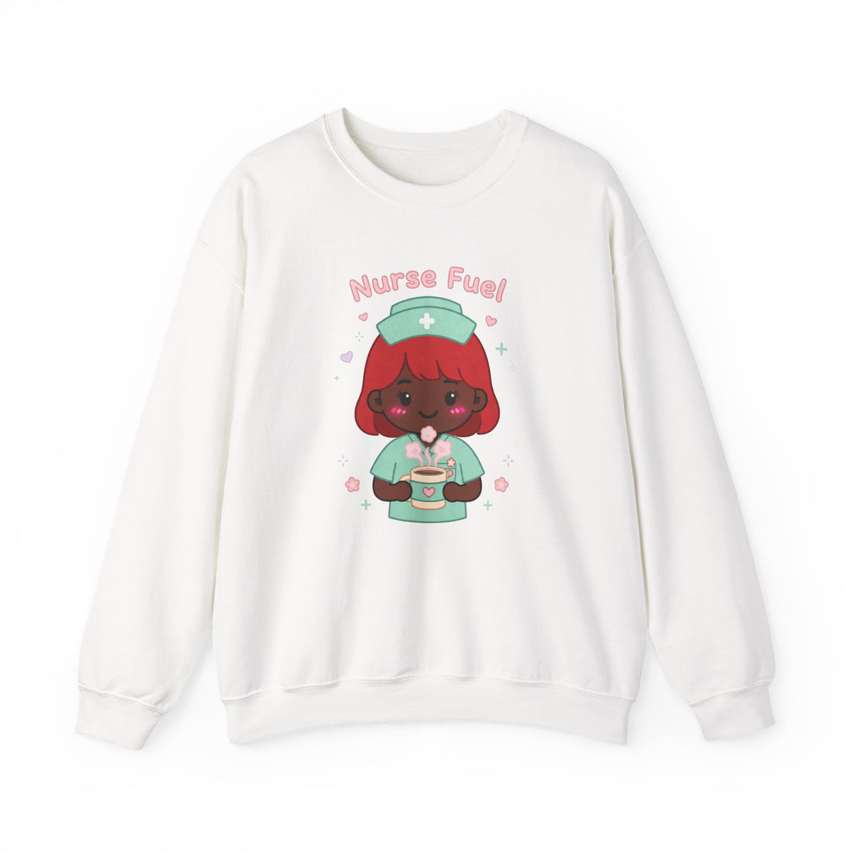 Nurse Fuel Sweatshirt – Red Hair / Deep Skin