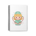 Kawaii Nurse Spiral Notebook – Ruled – Blonde Hair / Fair Skin