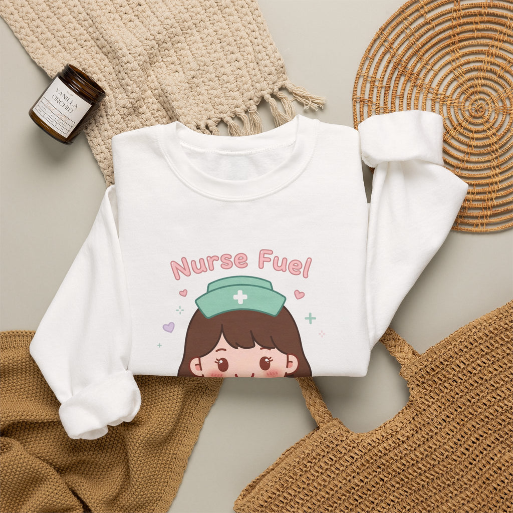 Nurse Fuel Sweatshirt – Brown Hair / Fair Skin