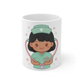 Kawaii Nurse Mug – 11oz (Black hair / Medium skin)