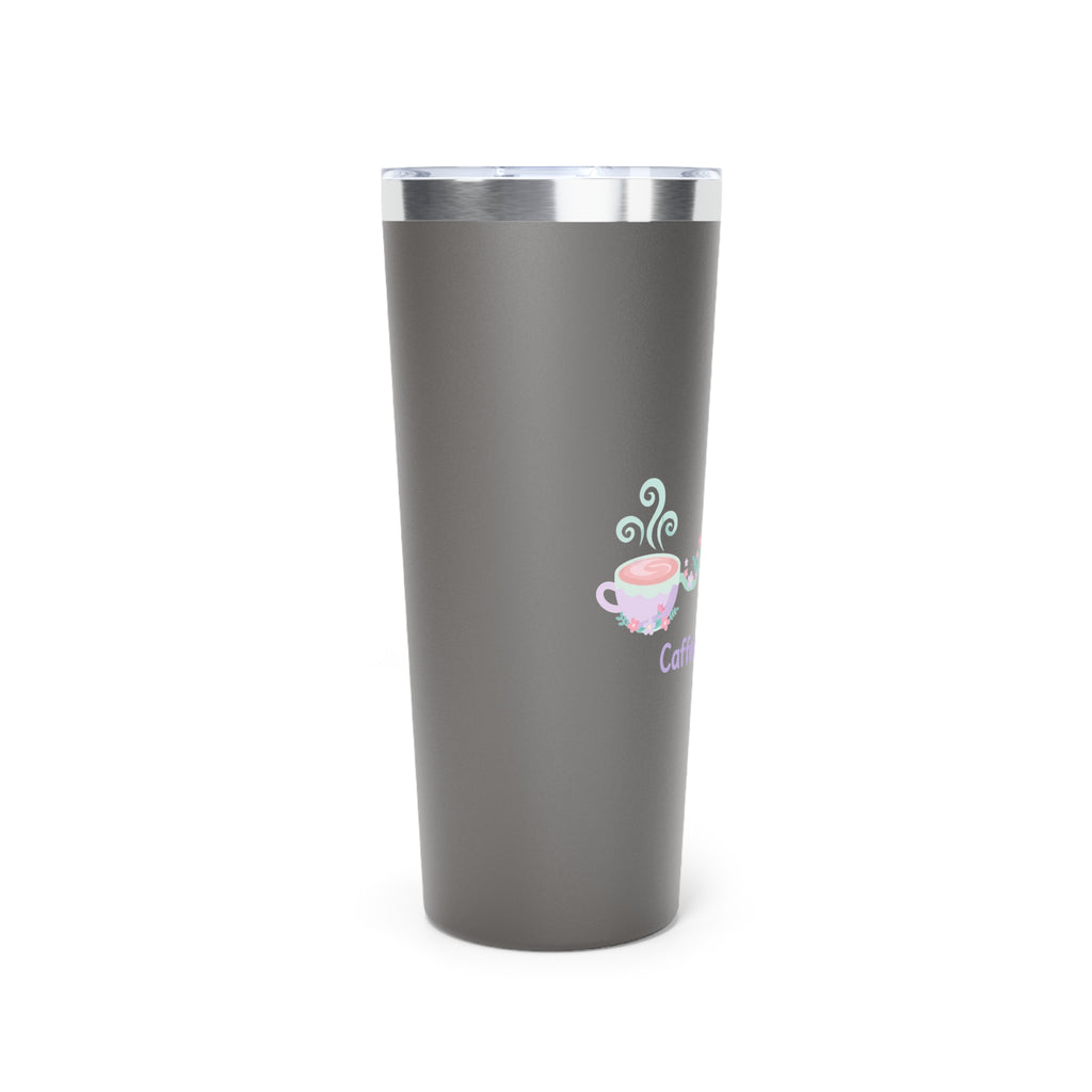 Caffeine & Care Copper Vacuum Tumbler – 22oz