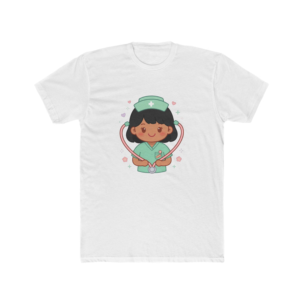 Kawaii Nurse Tee – Black Hair / Medium Skin