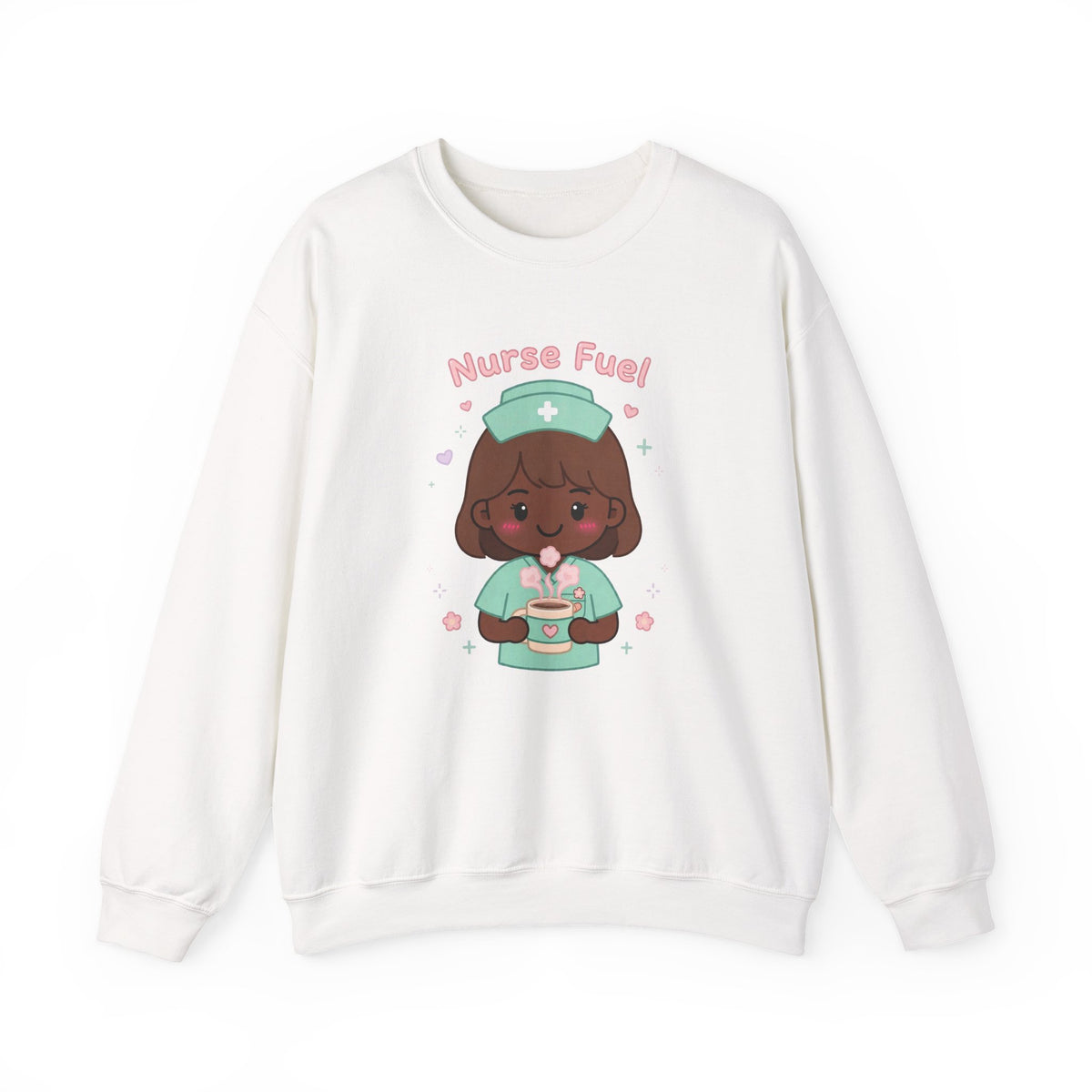 Nurse Fuel Sweatshirt – Brown Hair / Deep Skin