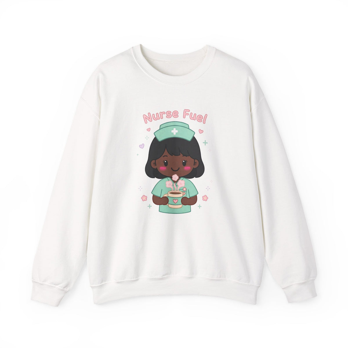 Nurse Fuel Sweatshirt – Black Hair / Deep Skin