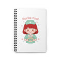Nurse Fuel Spiral Notebook – Ruled – Red Hair / Fair Skin