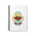Kawaii Nurse Spiral Notebook – Ruled – Blonde Hair / Deep Skin