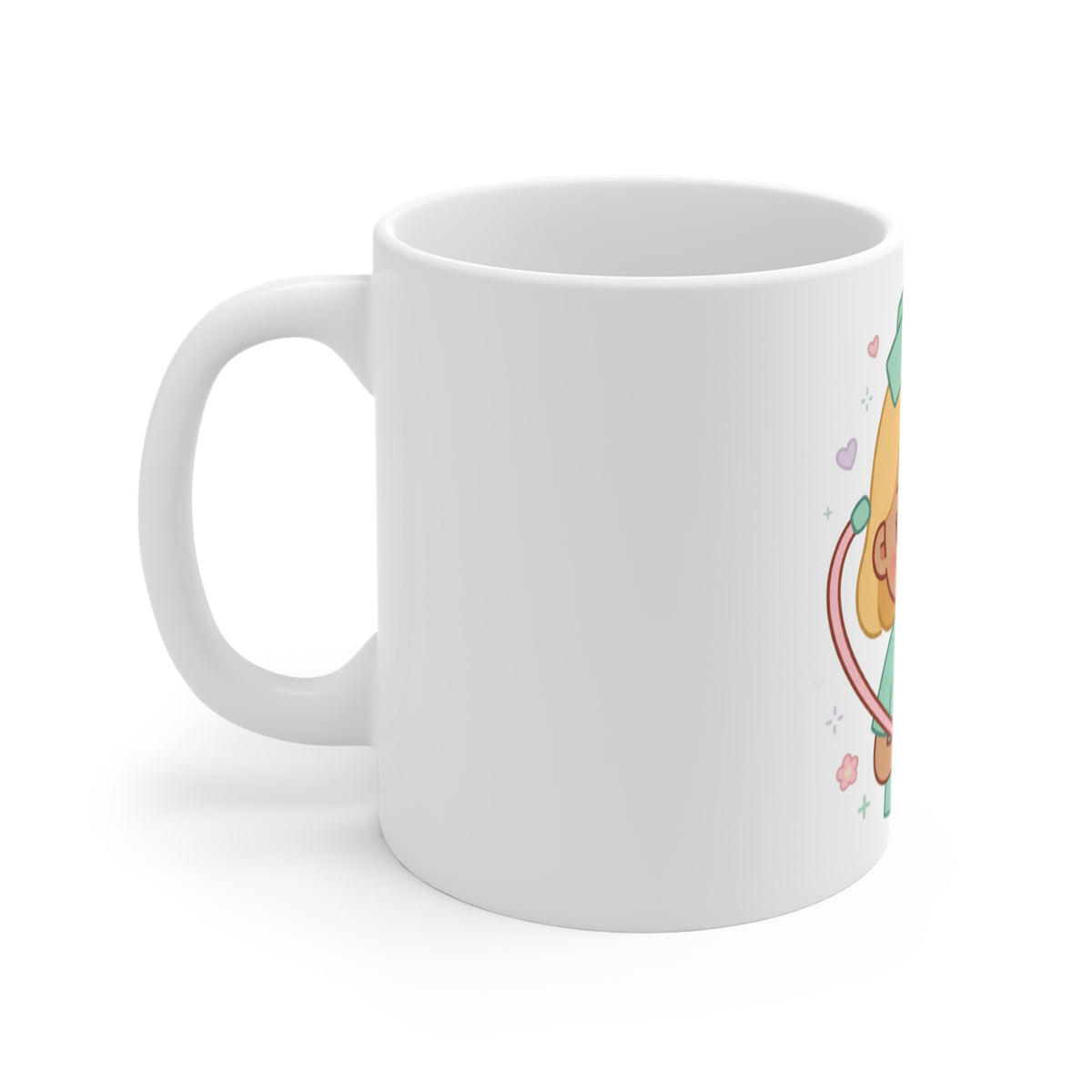 Kawaii Nurse Mug – 11oz (Blonde hair / Medium skin)