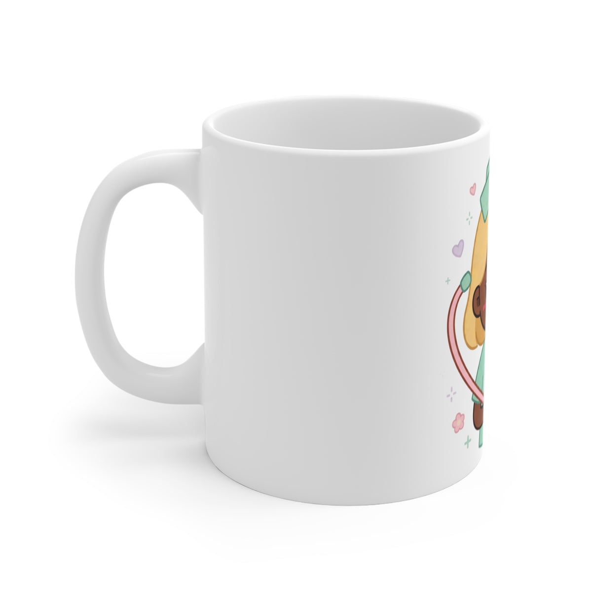 Kawaii Nurse Mug – 11oz (Blonde hair / Deep skin)
