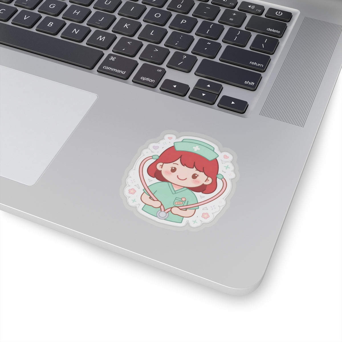 Kawaii Nurse Sticker – Red Hair / Fair Skin