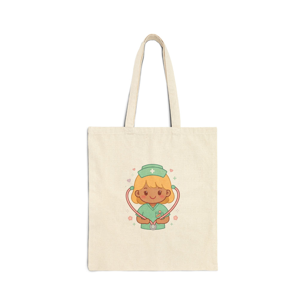 Kawaii Nurse Tote – Blonde Hair / Medium Skin