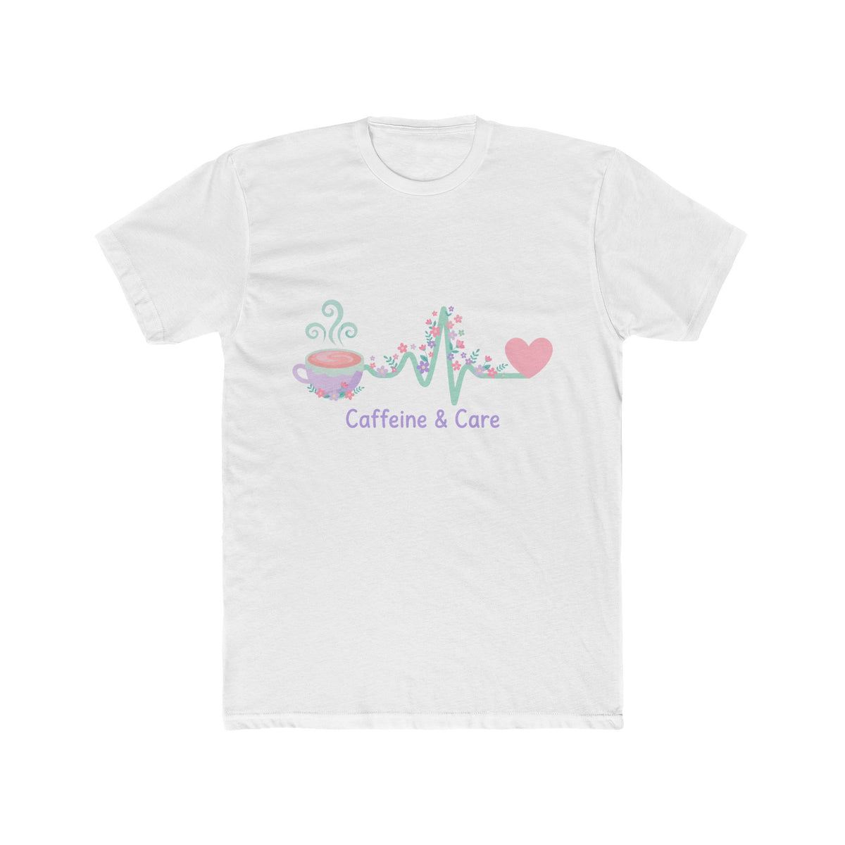 Caffeine & Care Tee – Brand Mark