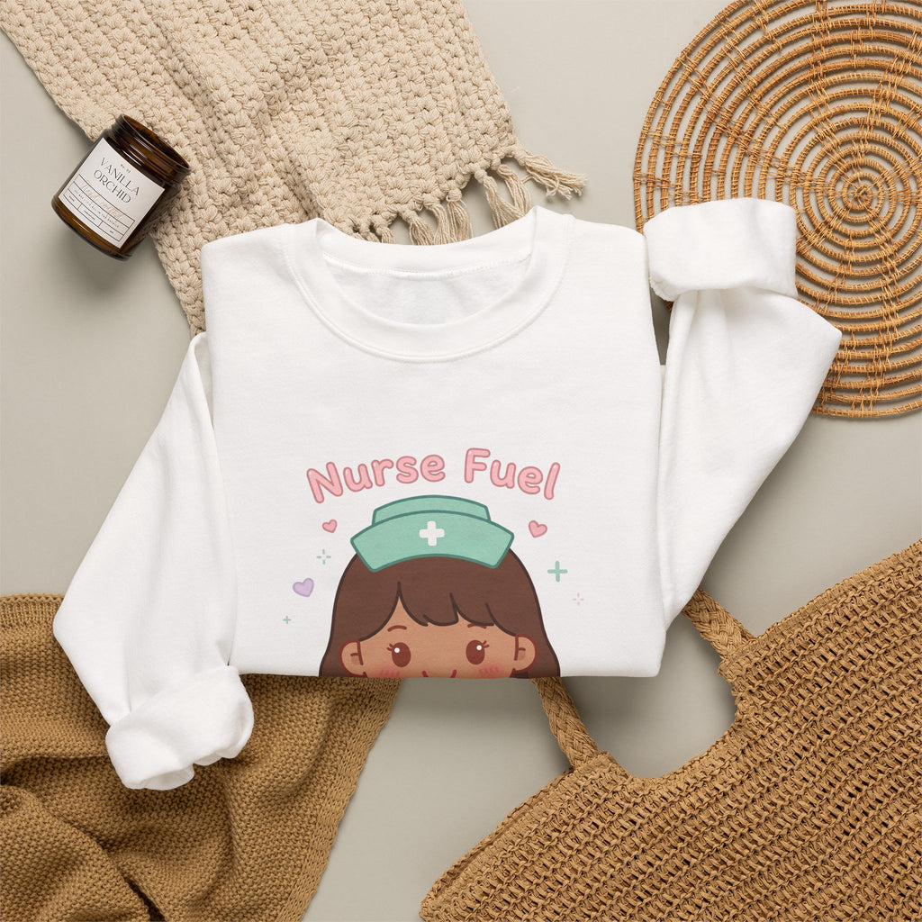 Nurse Fuel Sweatshirt – Brown Hair / Medium Skin
