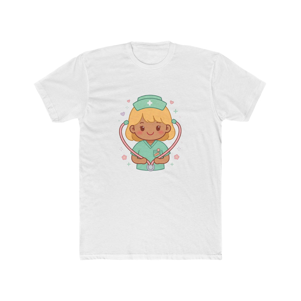 Kawaii Nurse Tee – Blonde Hair / Medium Skin