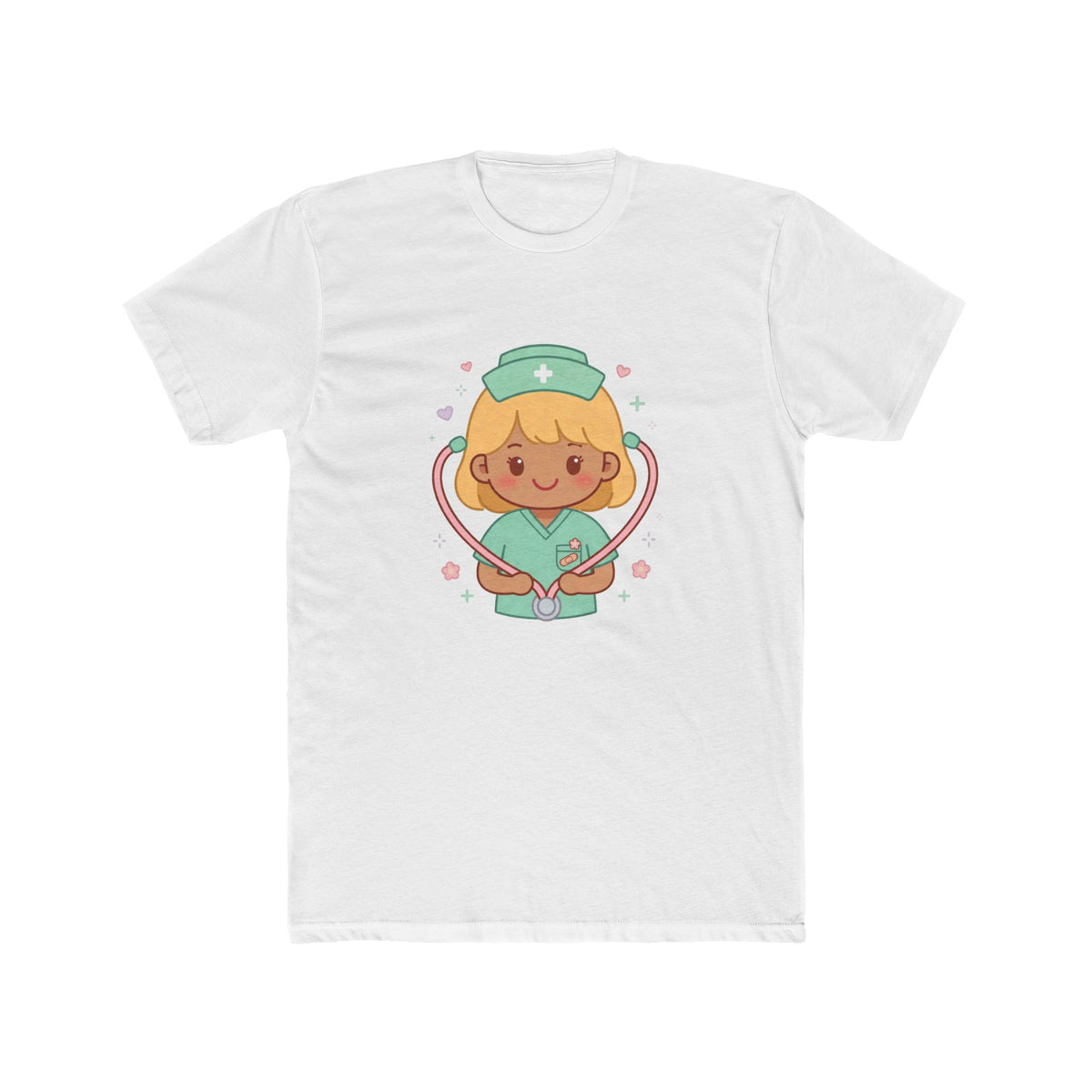Kawaii Nurse Tee – Blonde Hair / Medium Skin
