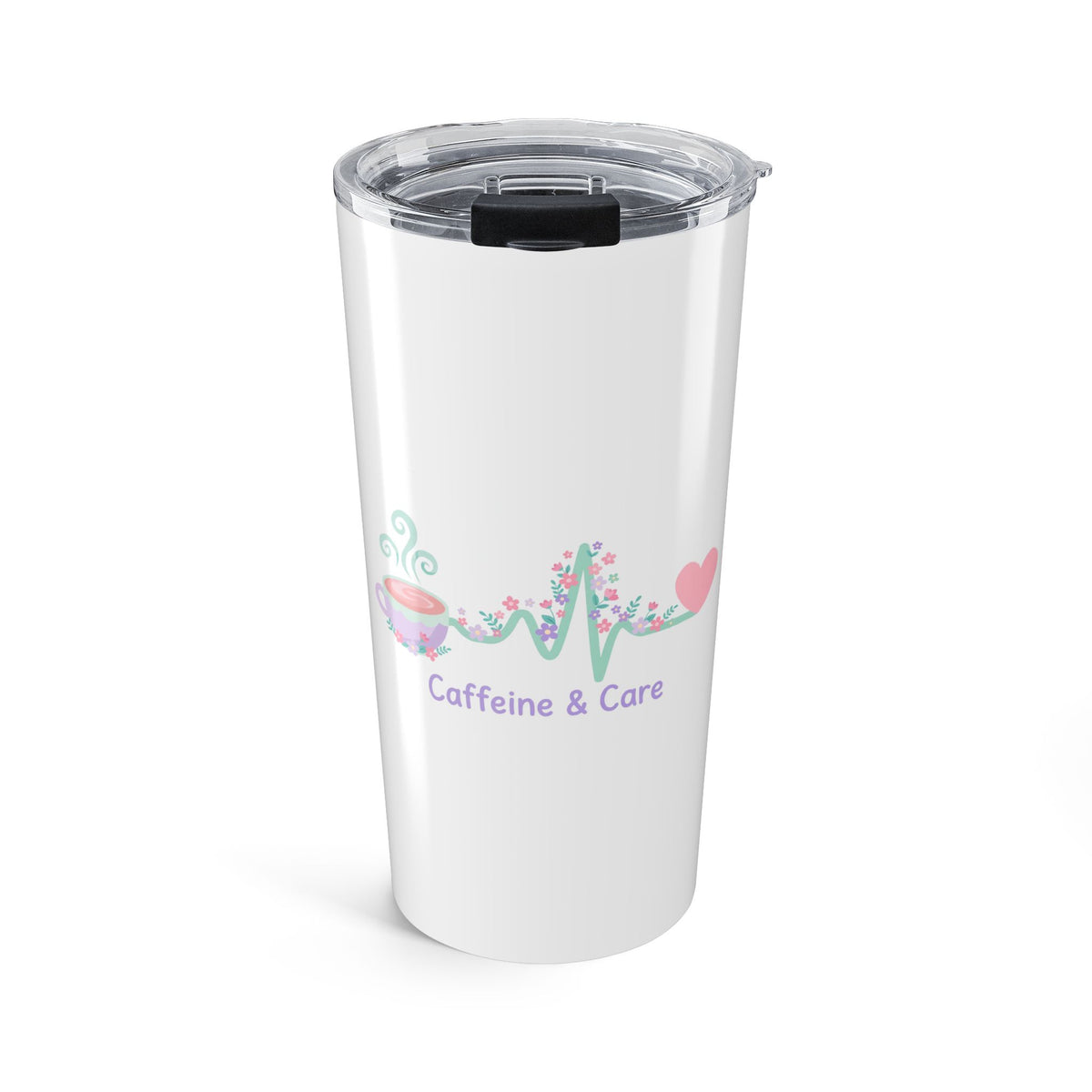 Caffeine & Care Tumbler – 20oz