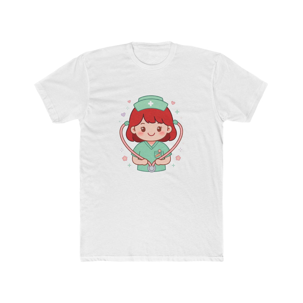 Kawaii Nurse Tee – Red Hair / Fair Skin