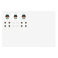 Kawaii Nurse Sticker Sheet - Black Hair / Deep Skin