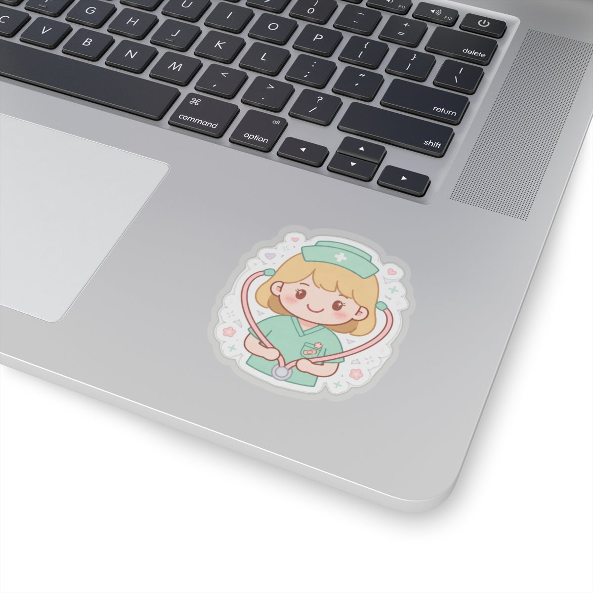 Kawaii Nurse Sticker – Blonde Hair / Fair Skin