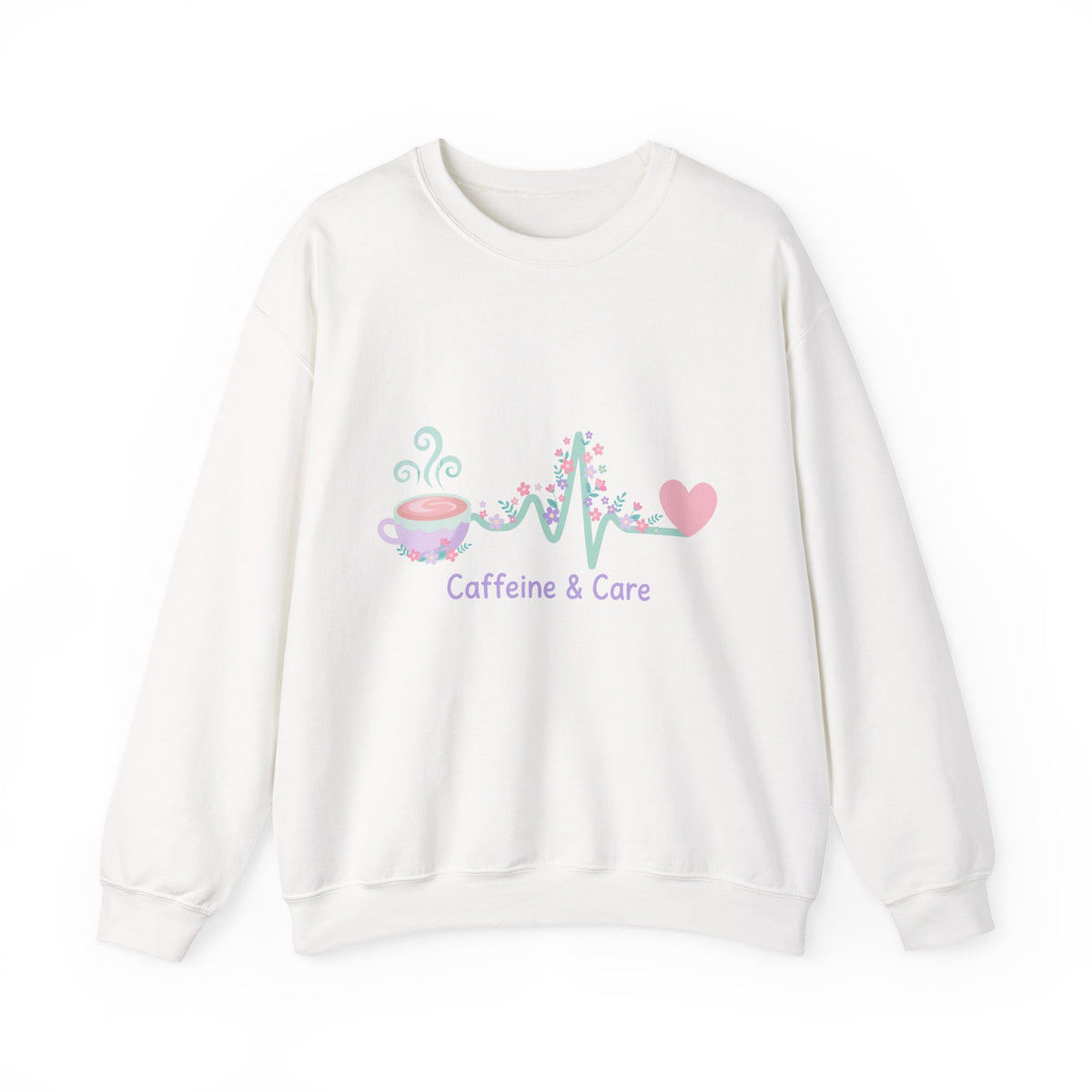 Caffeine & Care Sweatshirt – Brand Mark
