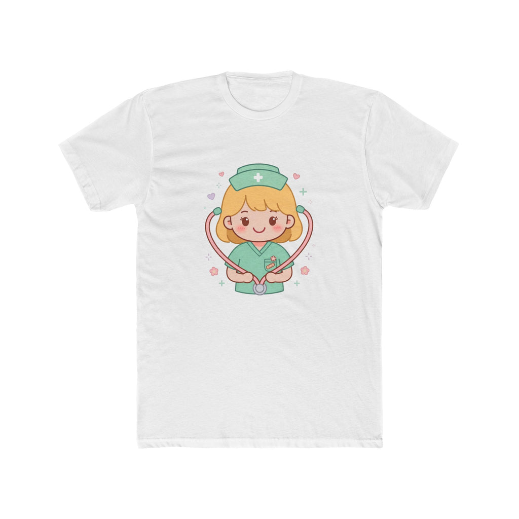 Kawaii Nurse Tee – Blonde Hair / Fair Skin