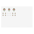 Kawaii Nurse Sticker Sheet - Brown Hair / Fair Skin