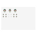 Kawaii Nurse Sticker Sheet - Black Hair / Fair Skin