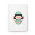 Kawaii Nurse Hardcover Journal – Black Hair / Fair Skin