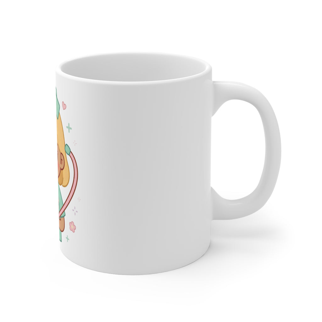 Kawaii Nurse Mug – 11oz (Blonde hair / Medium skin)
