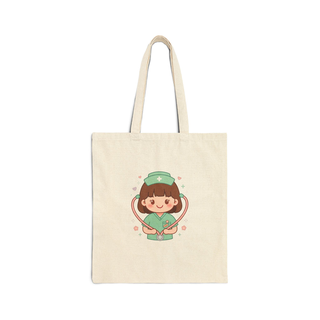 Kawaii Nurse Tote – Brown Hair / Fair Skin