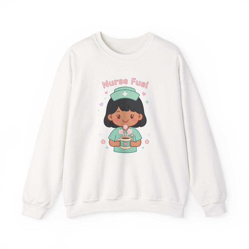 Nurse Fuel Sweatshirt – Black Hair / Medium Skin